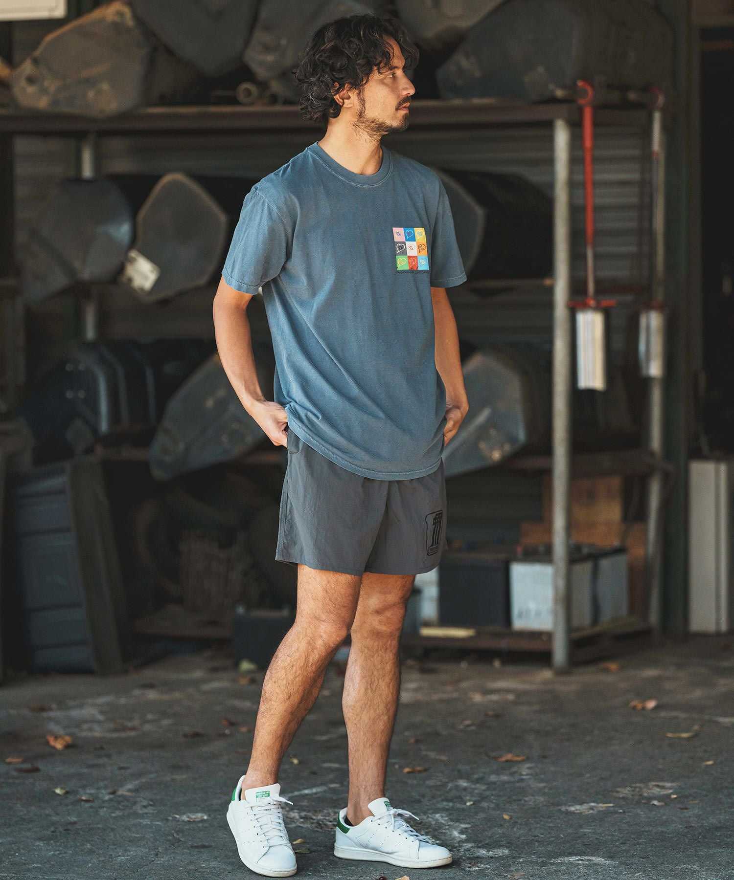 50%OFF【1minute 1second(ワンミニットワンセカンド)】one logo nylon