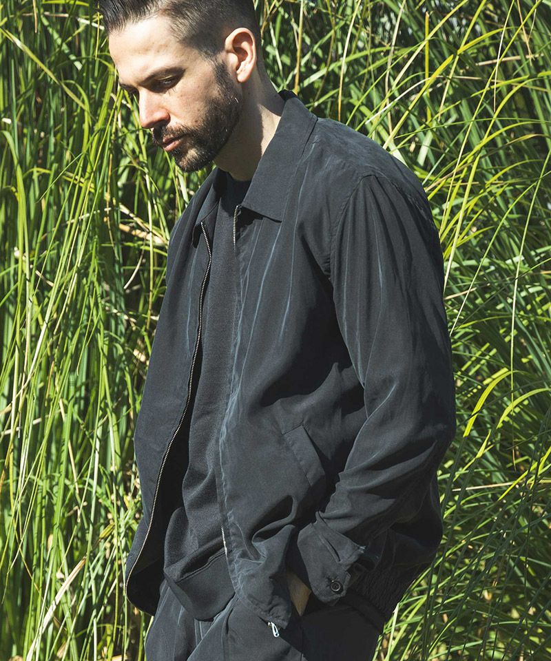 70%OFF【MROLIVE(ミスターオリーブ)】T-R POWDER CLOTH - ZIP UP SHIRT