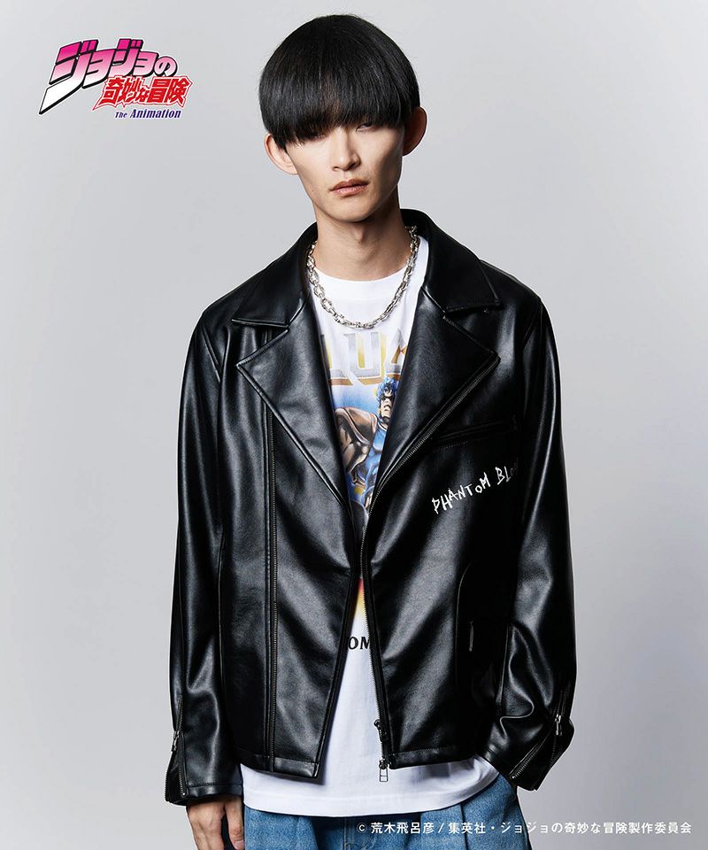 glamb(グラム)】Stone Mask Riders Jacket ライダースジャケット