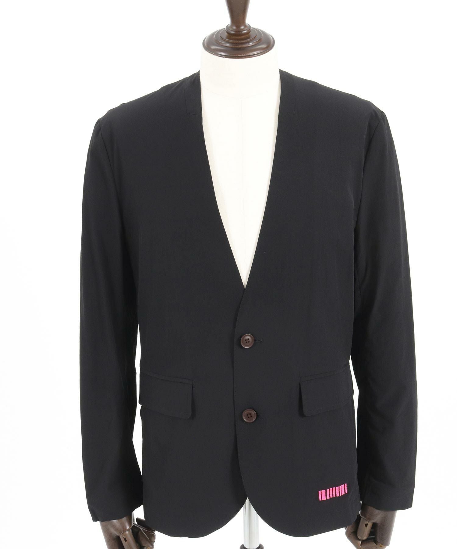 felkod ネオンカラーアクセント ストレッチナイロンジャケット CAMBIO 50%OFF【felkod(フィルコッド)】Neon Color Accent Stretch Nylon