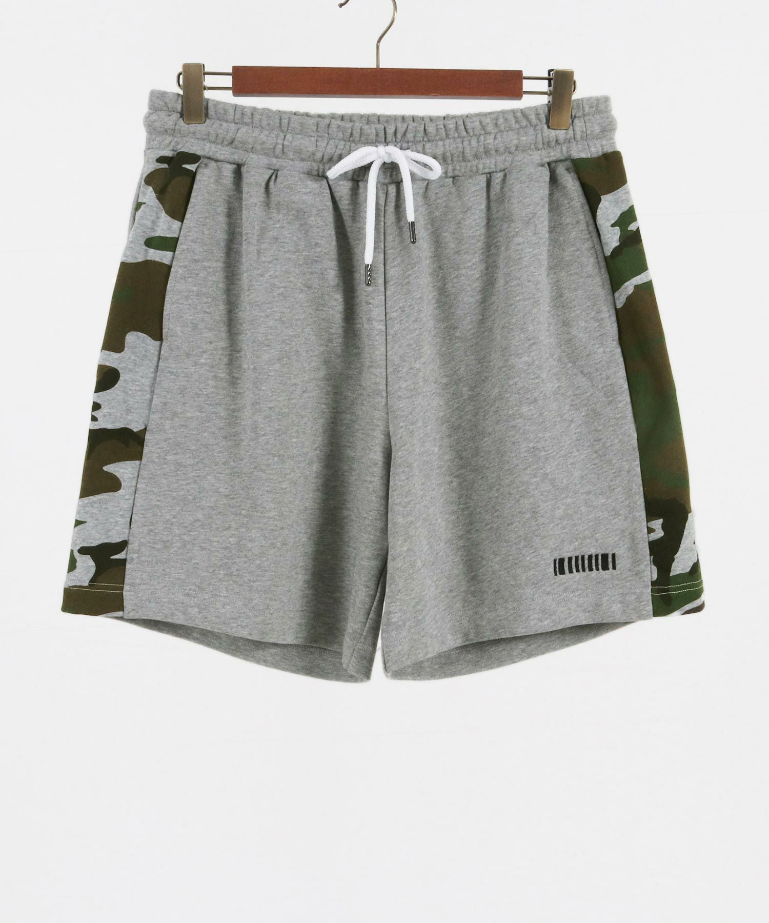 60%OFF【felkod(フィルコッド)】Camouflage Line Sweat Shorts