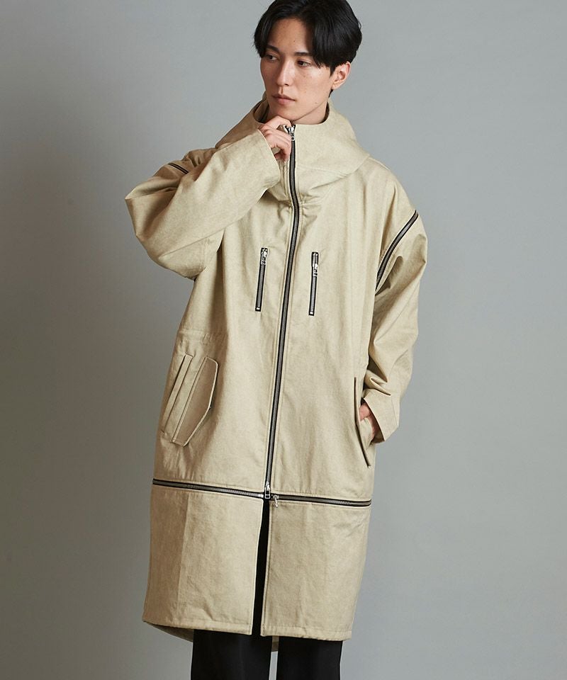 ともしげ【JAZZEVA】フード付きモッズコート 2XL/オリーブグリーン kha:ki｜Aライン ミドル モッズコート “NEW TYPE-51 PARKA