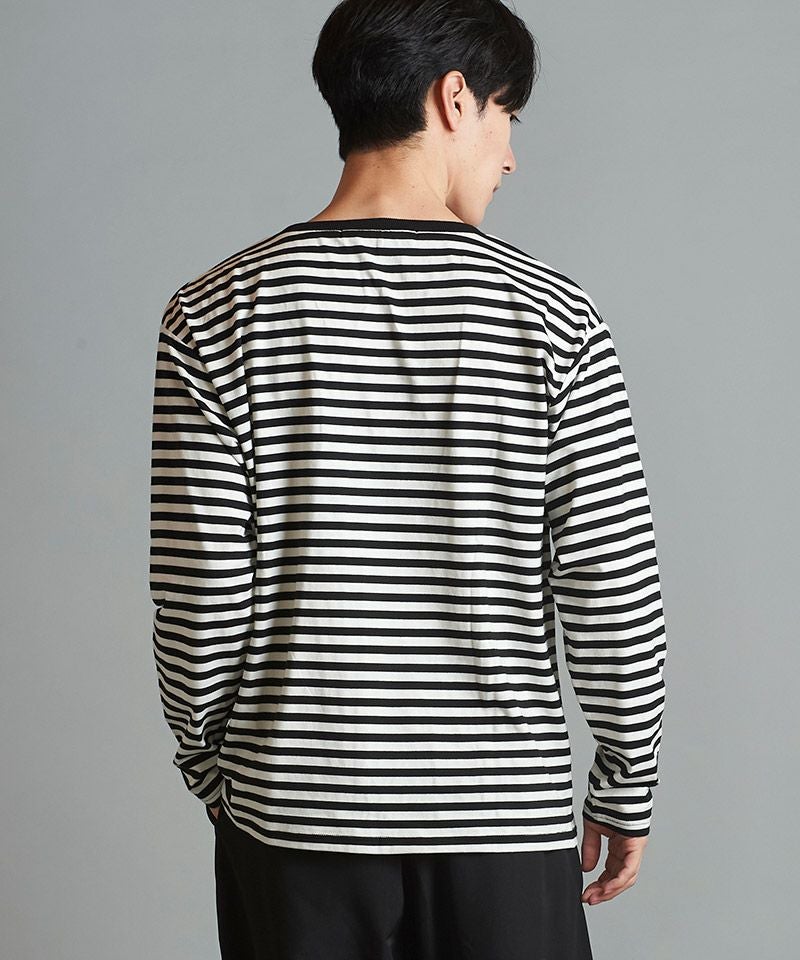 50%OFF【NO ID.(ノーアイディー)】ﾎﾞｰﾀﾞｰU-NﾛﾝT カットソー(854006
