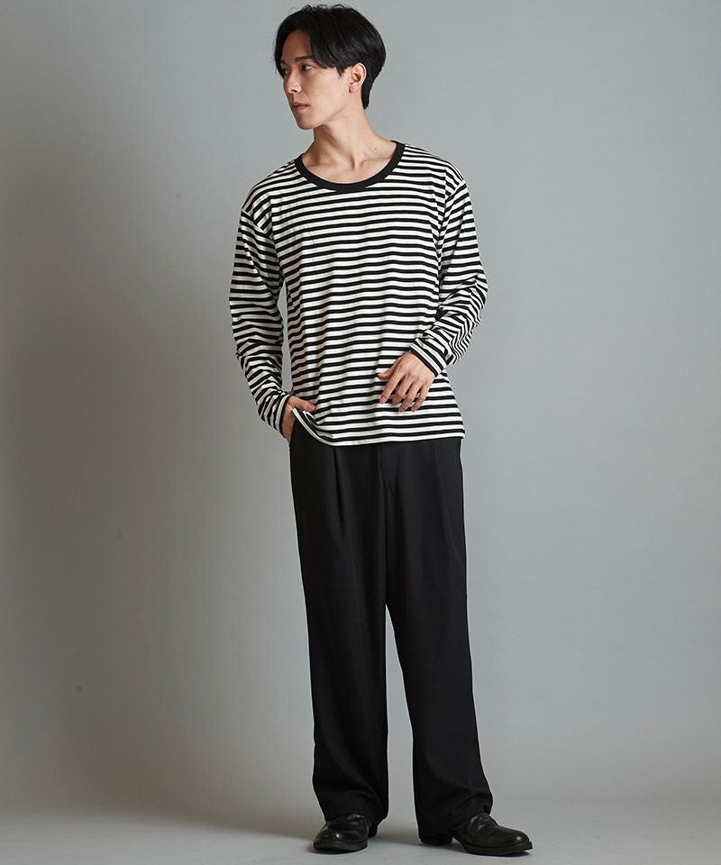 50%OFF【NO ID.(ノーアイディー)】ﾎﾞｰﾀﾞｰU-NﾛﾝT カットソー(854006