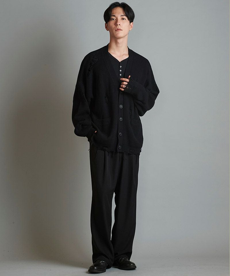 70%OFF【NO ID.(ノーアイディー)】ﾀﾞﾒｰｼﾞﾆｯﾄV-N-CD カーディガン