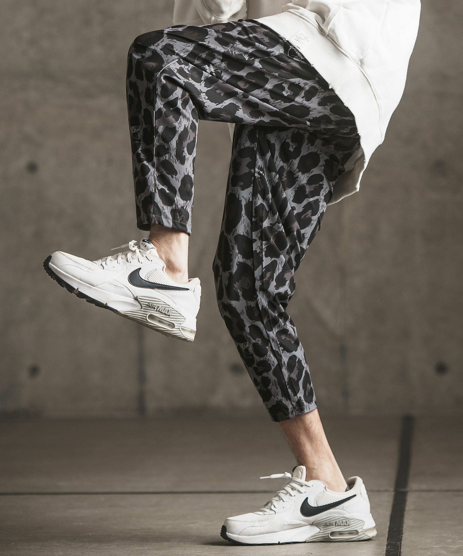 30%OFF【GLIMCLAP(グリムクラップ)】 Leopard pattern easy pants
