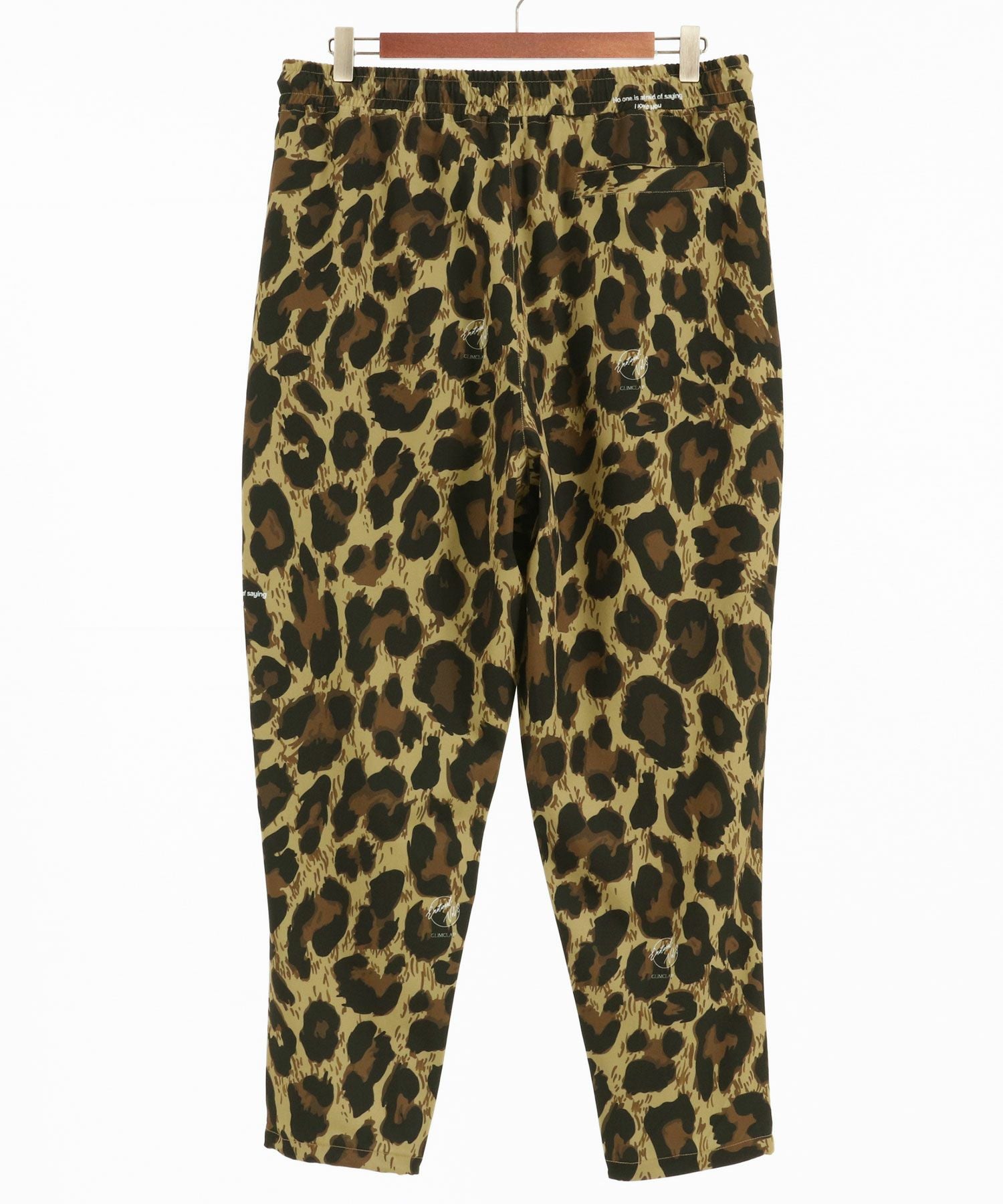 GLIMCLAP　ヒョウ柄フリースパンツ 新品タグ付き　M GLIMCLAP(グリムクラップ)】 Fleece fabric pants -leopard pattern