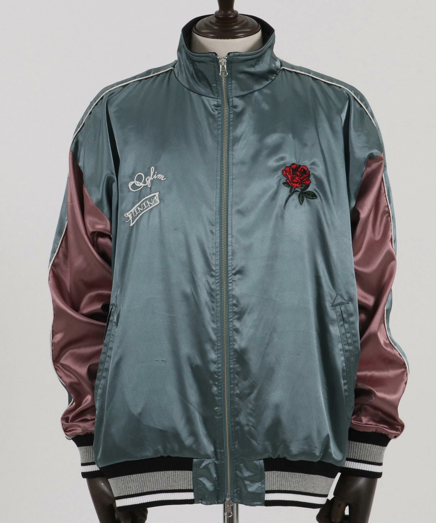 50%OFF【GLIMCLAP(グリムクラップ)】Stand collar souvenir jacket