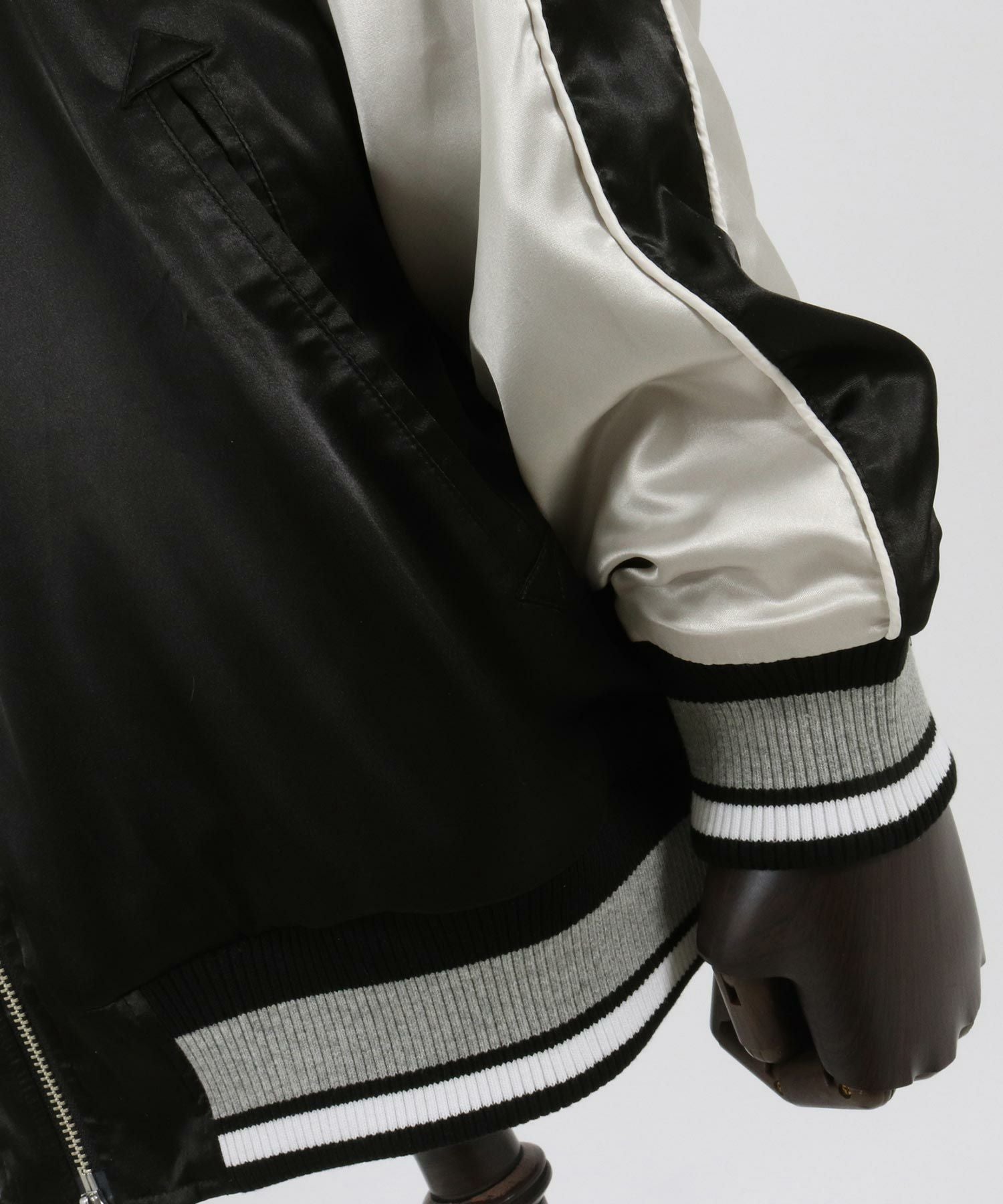 30%OFF【GLIMCLAP(グリムクラップ)】Stand collar souvenir jacket