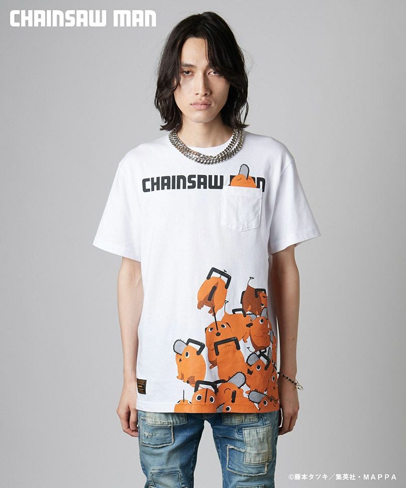 glamb(グラム)】Pochita Pocket T ポチタポケット Tシャツ(GB0124-CM03