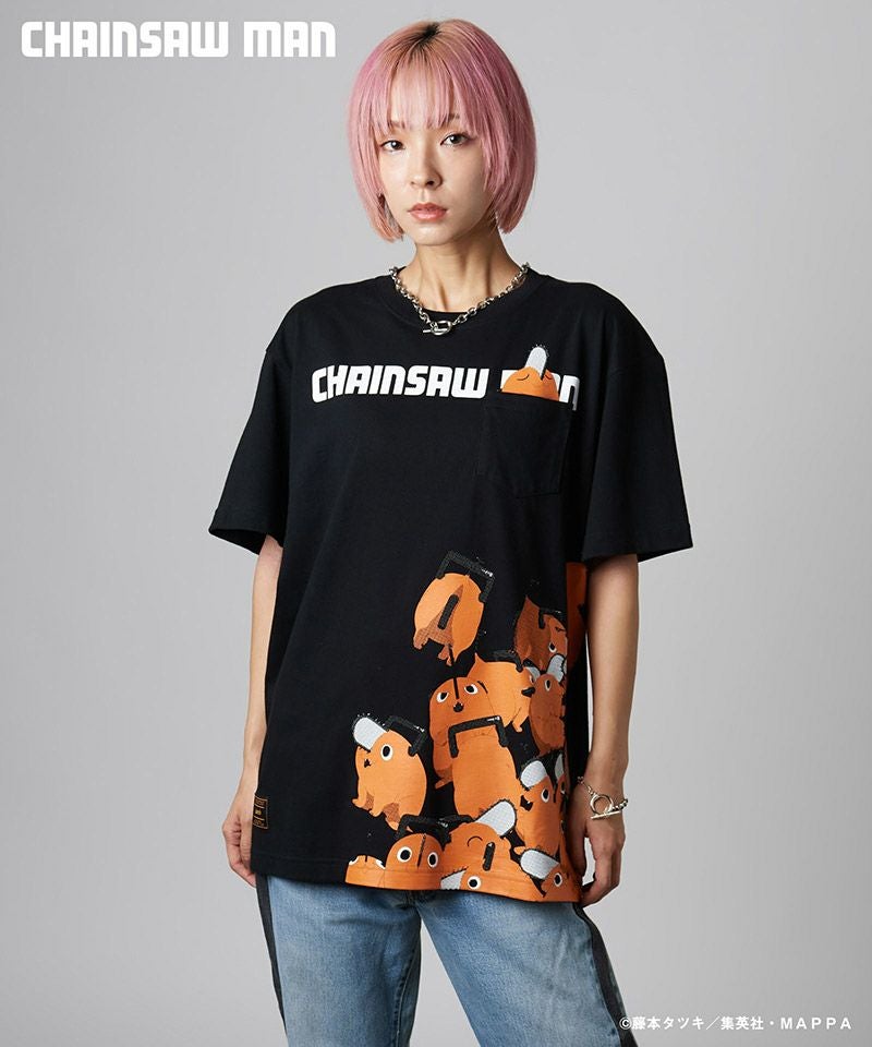 glamb(グラム)】Pochita Pocket T ポチタポケット Tシャツ(GB0124-CM03