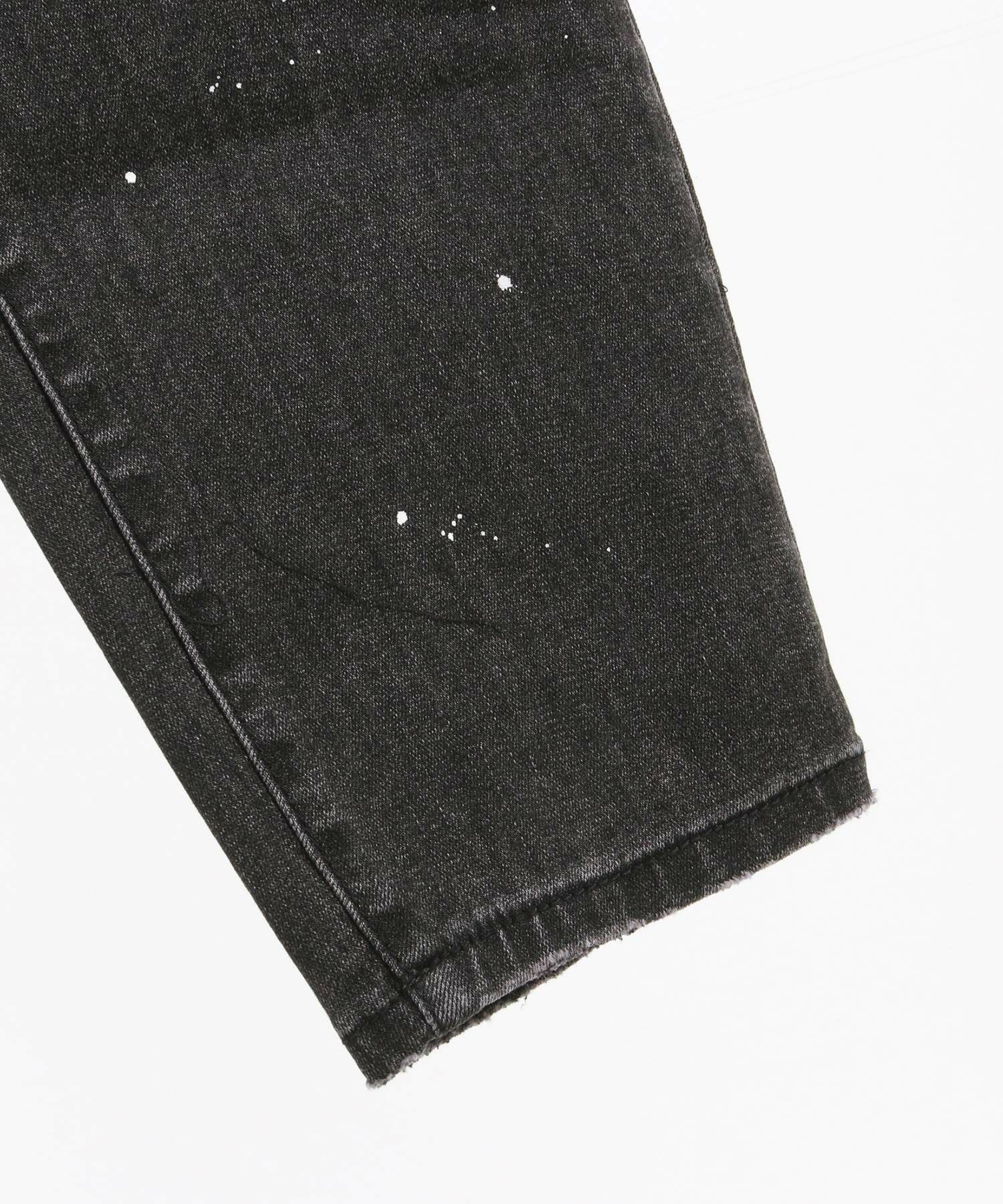 CAMBIO(カンビオ)】Distressed Balloon Silhouette Denim Pants デニム