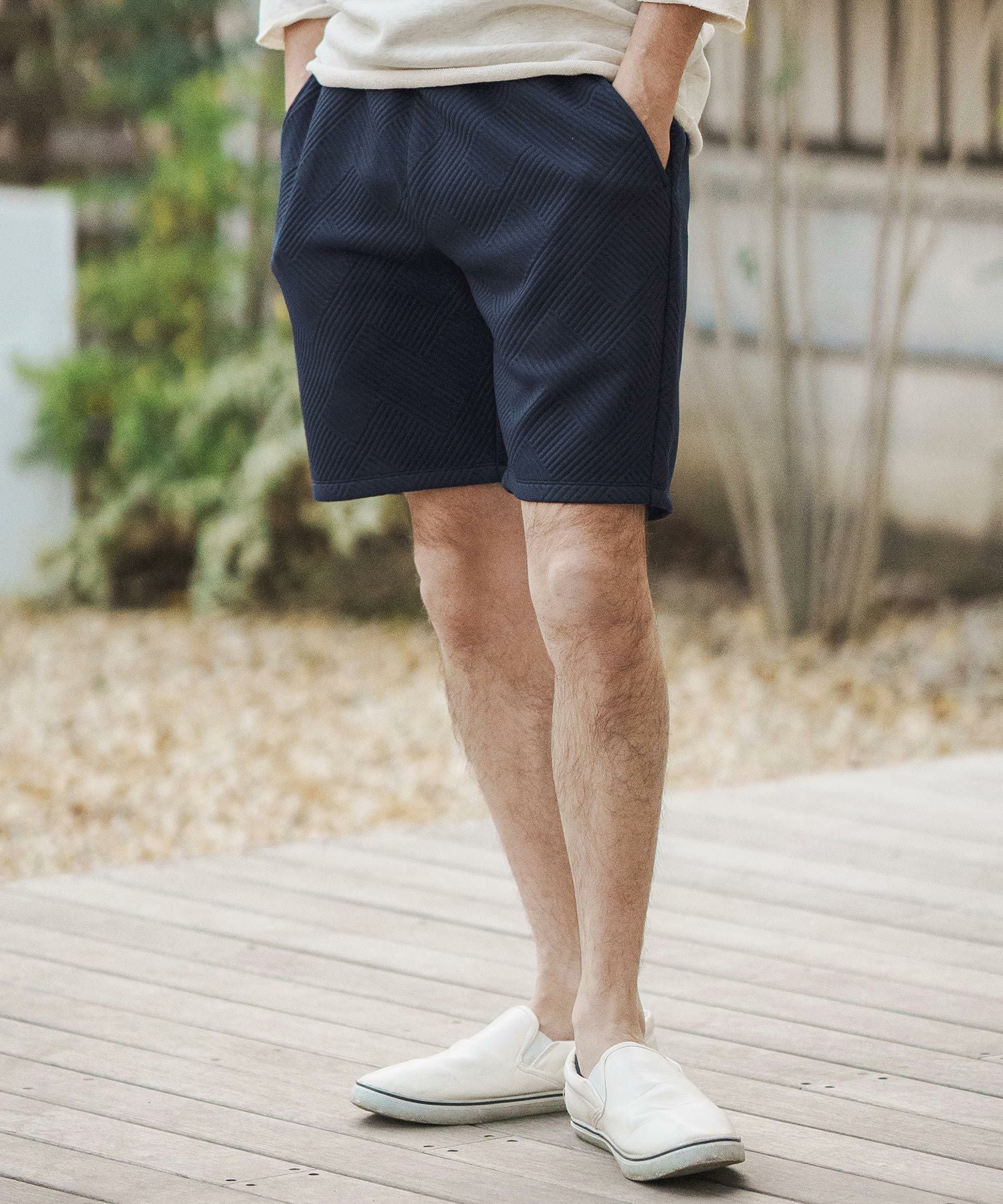 50%OFF【CAMBIO(カンビオ)】 Bulge Jacquard Short Pants ショート