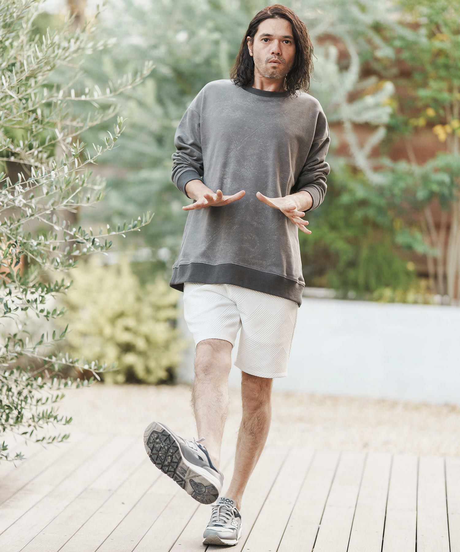 50%OFF【CAMBIO(カンビオ)】 Bulge Jacquard Short Pants ショート
