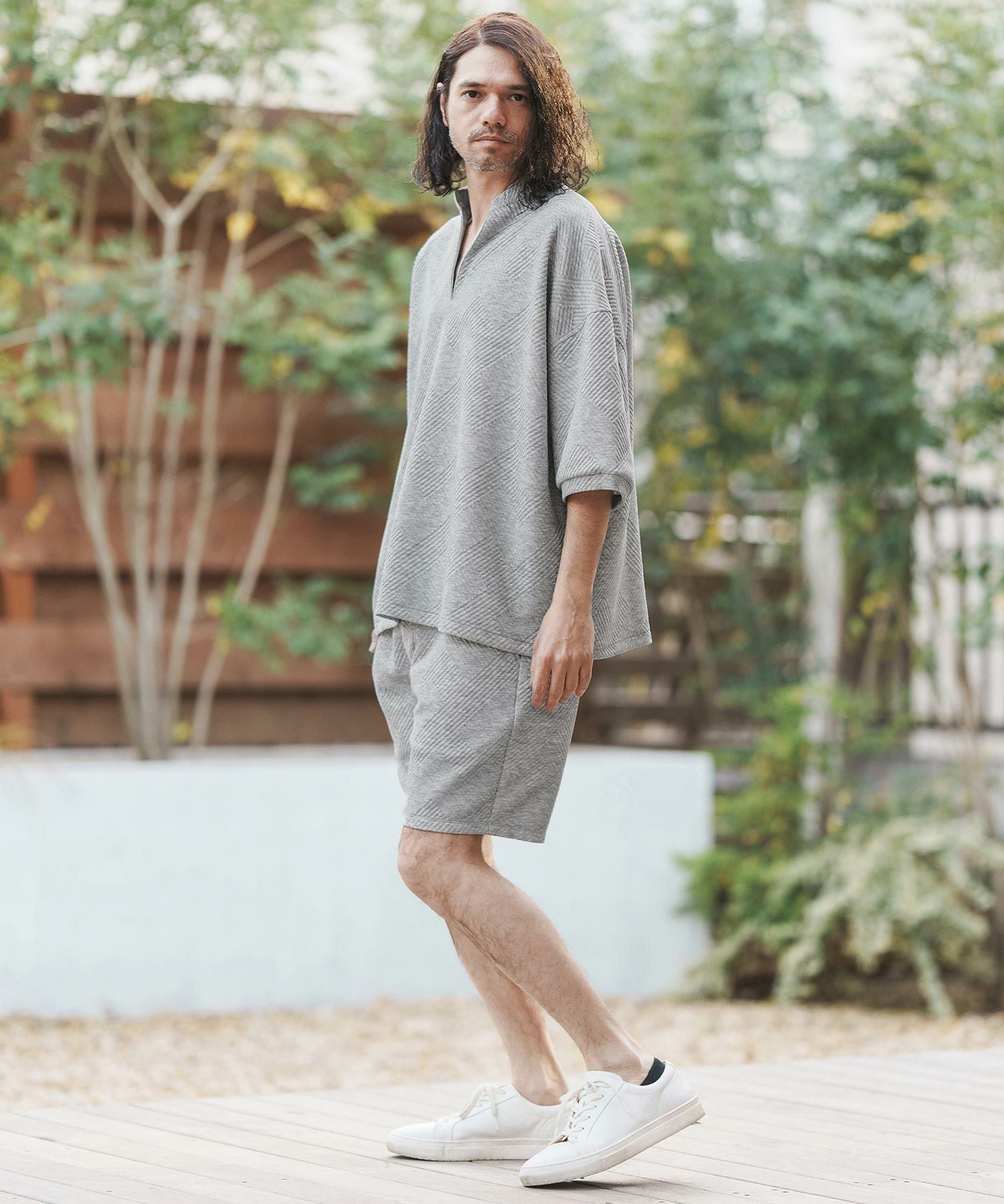 CMP パンツ 3A09676 50%OFF【CAMBIO(カンビオ)】 Bulge Jacquard Short Pants ショート