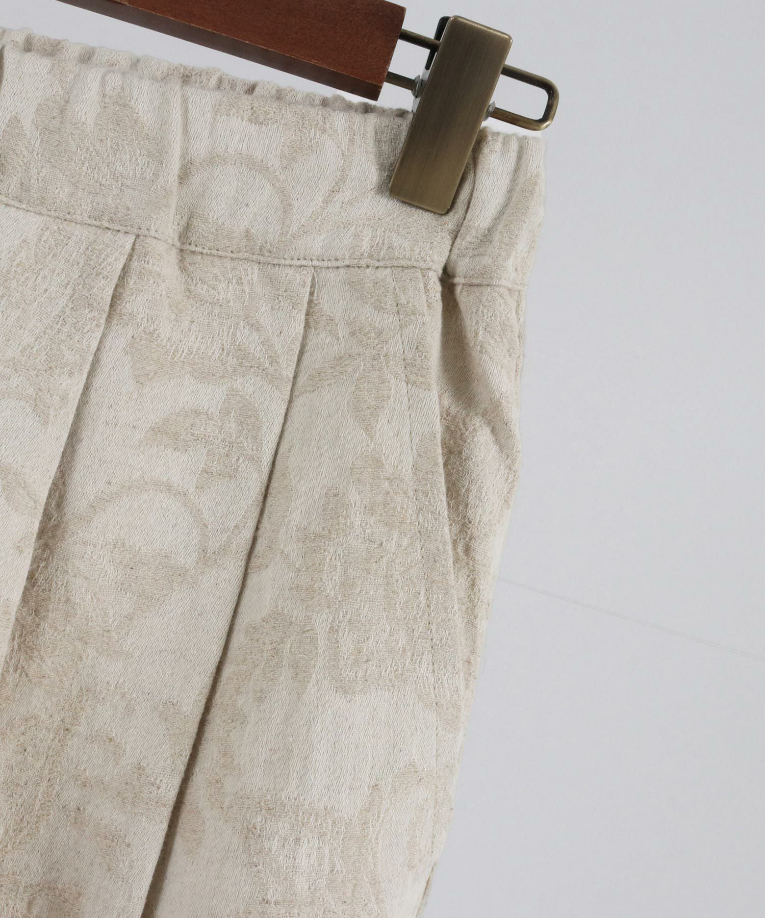 50%OFF【CAMBIO(カンビオ)】Botanical Jacquard Short Pants ショート