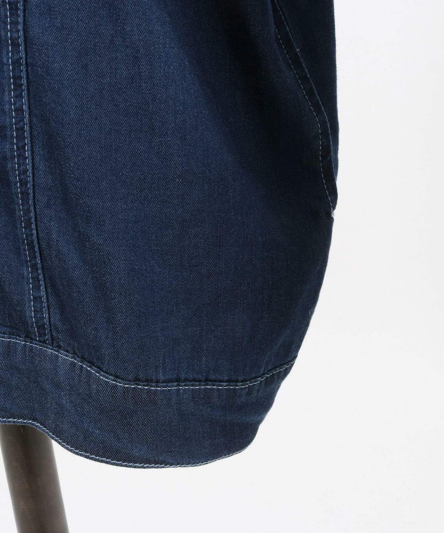 50%OFF【CAMBIO(カンビオ)】 Indigo Relax Oversize Jacket Shirts G