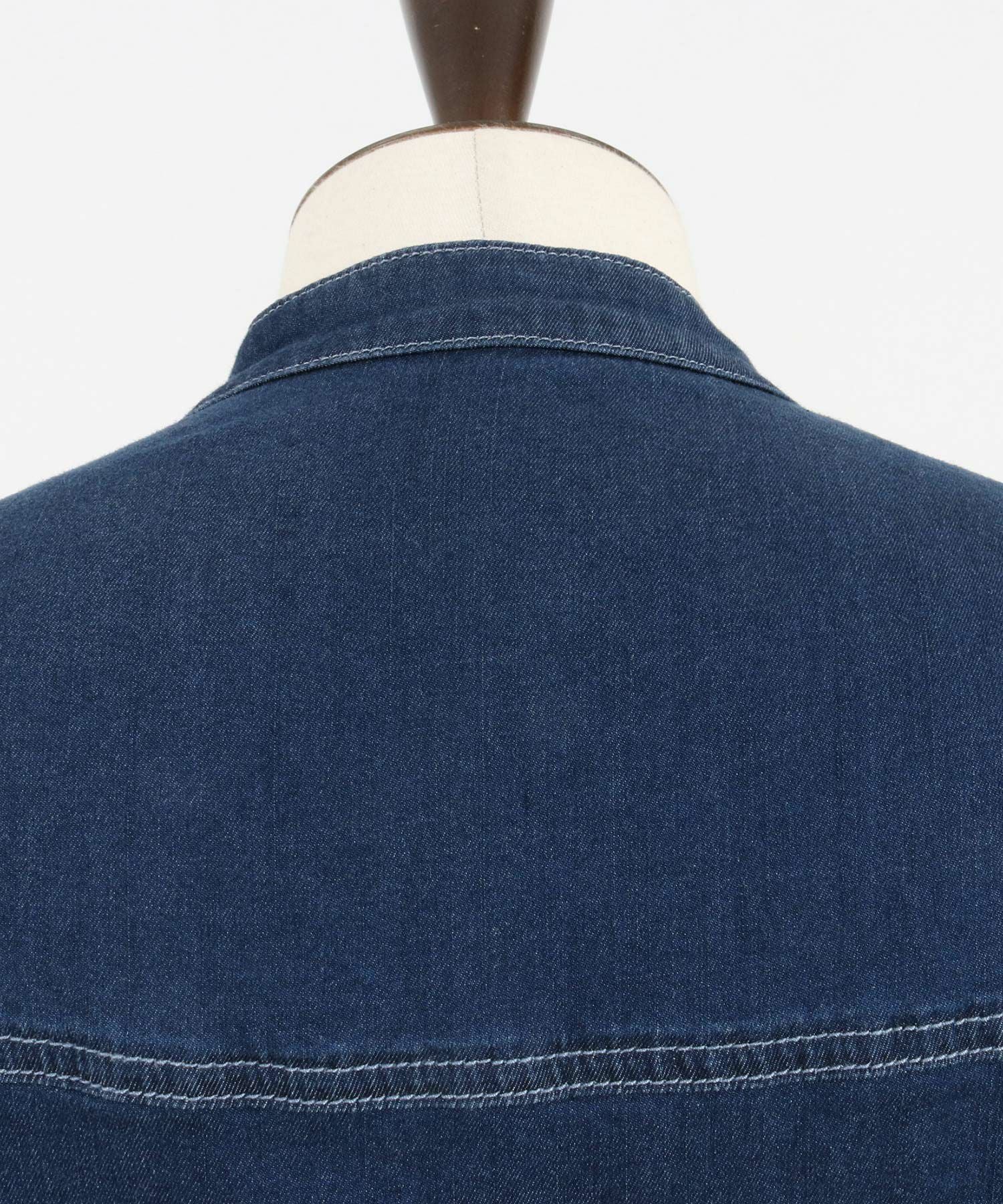 50%OFF【CAMBIO(カンビオ)】 Indigo Relax Oversize Jacket Shirts G