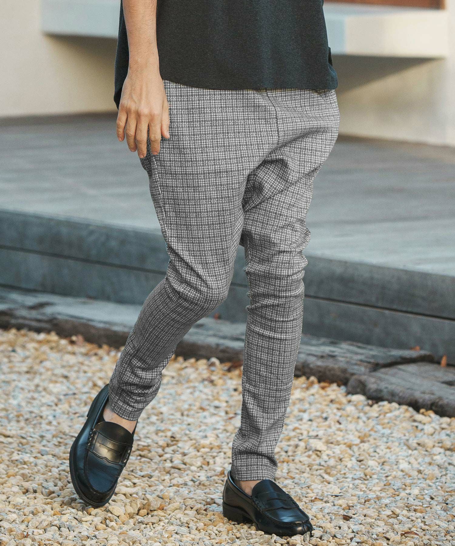 30%OFF【CAMBIO(カンビオ)】Plaid Jodhpurs Cut Pants ジョッパーズ