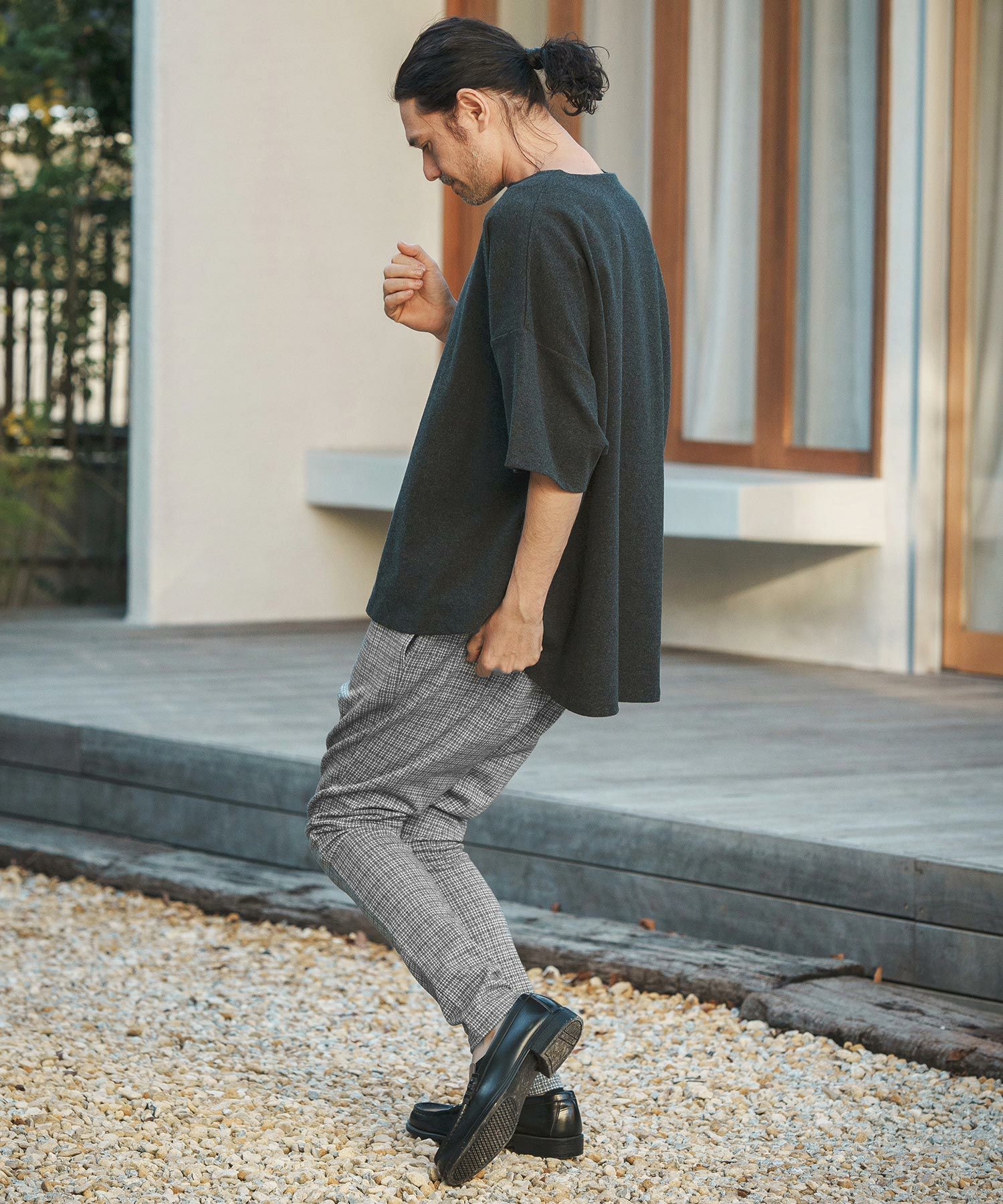 30%OFF【CAMBIO(カンビオ)】Plaid Jodhpurs Cut Pants ジョッパーズ