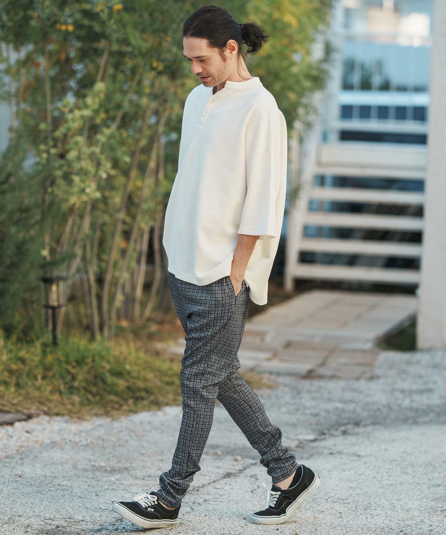 30%OFF【CAMBIO(カンビオ)】Plaid Jodhpurs Cut Pants ジョッパーズ