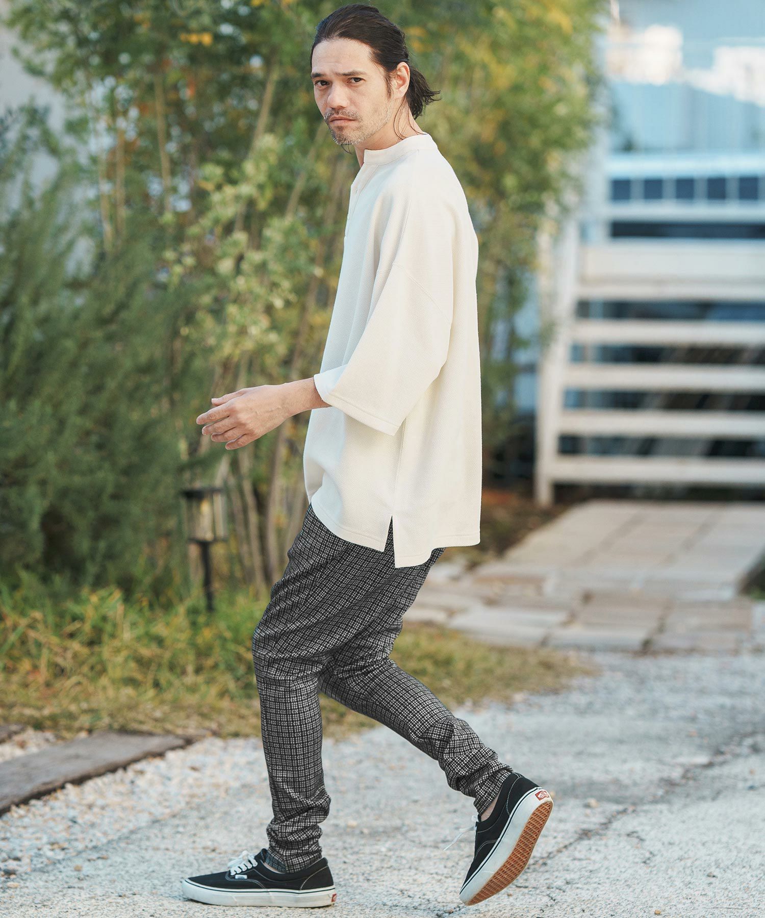 30%OFF【CAMBIO(カンビオ)】Plaid Jodhpurs Cut Pants ジョッパーズ