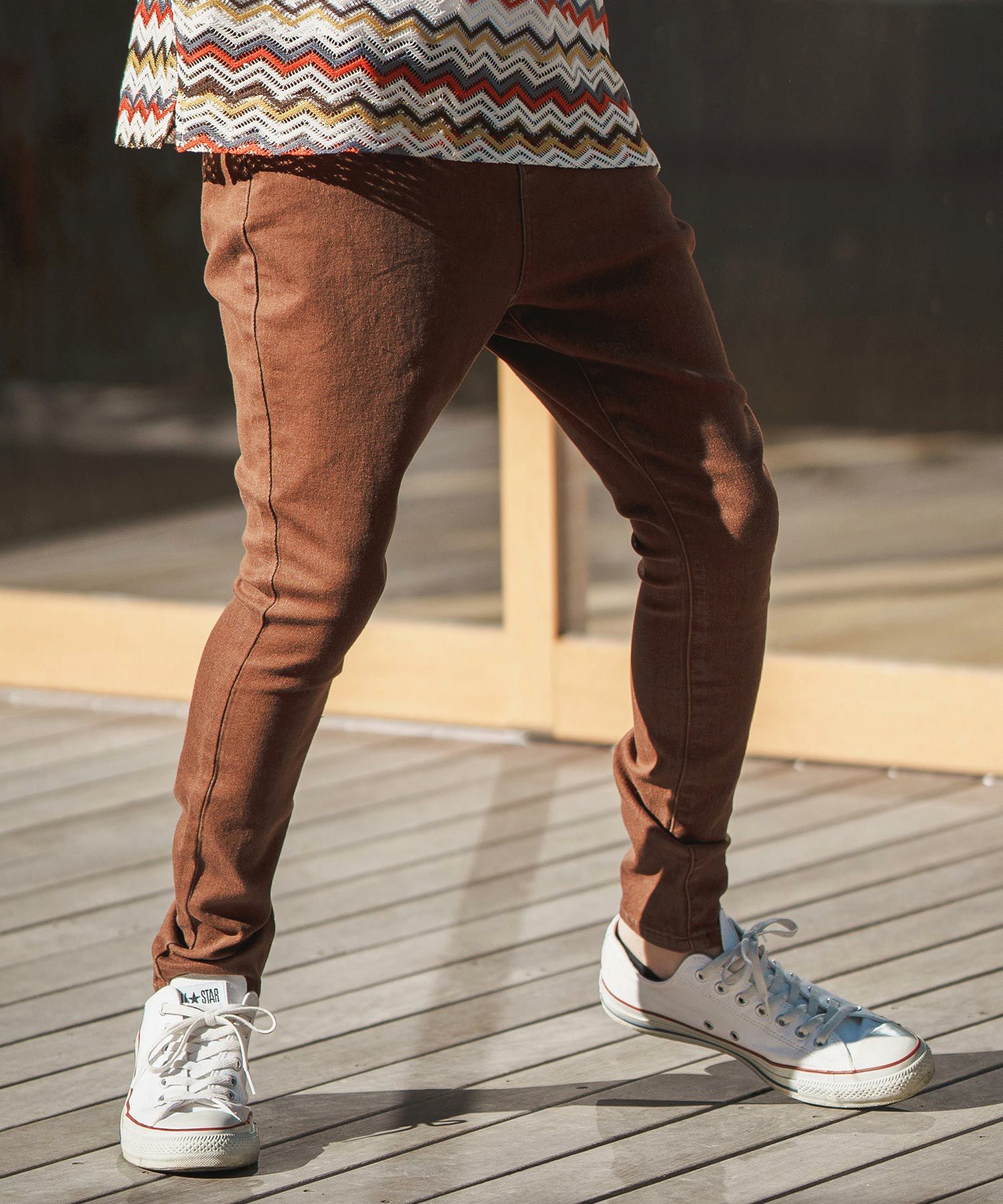 50%OFF【CAMBIO(カンビオ)】Color Denim Jodhpurs Cut Pants デニム