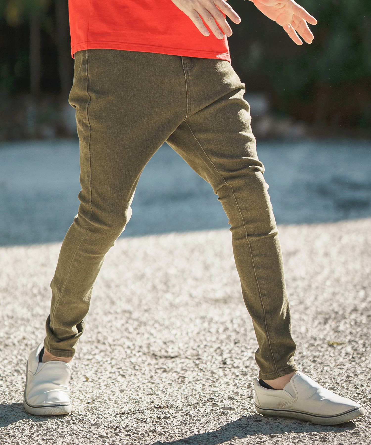 50%OFF【CAMBIO(カンビオ)】Color Denim Jodhpurs Cut Pants デニム