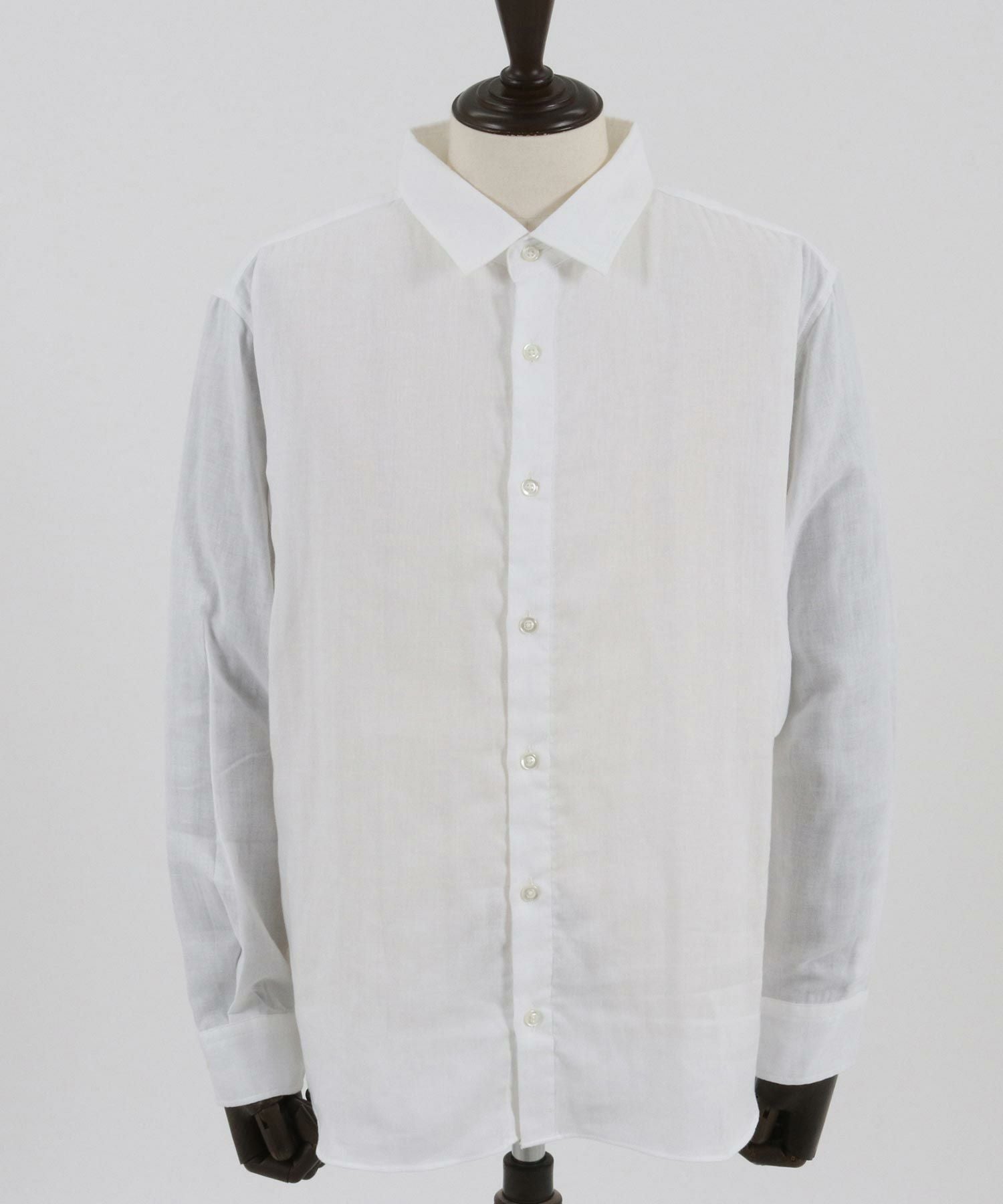 50%OFF【CAMBIO(カンビオ)】オーガニックコットンダブルガーゼシャツ