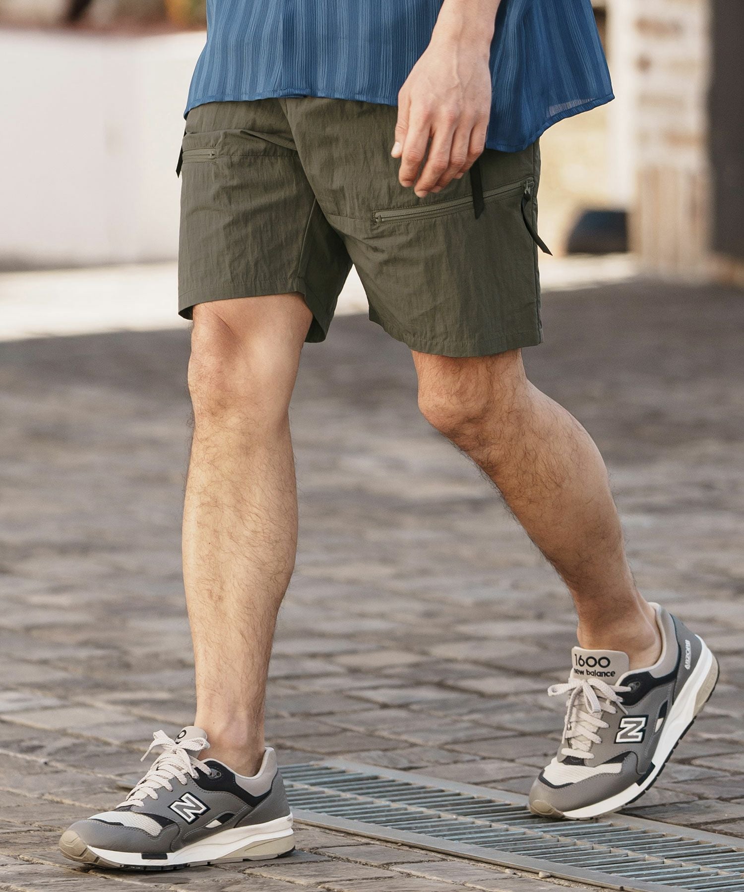 60%OFF【CAMBIO(カンビオ)】 Cotton Nylon Ripstop Short Pants