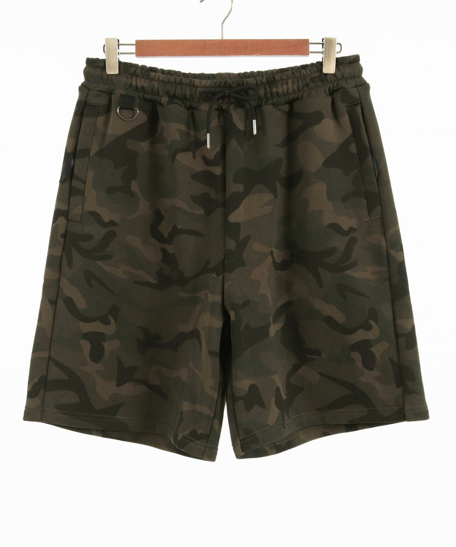 パンツ camo shorts short pants 30%OFF【CAMBIO(カンビオ)】Camouflage Sweat Short Pants ショート