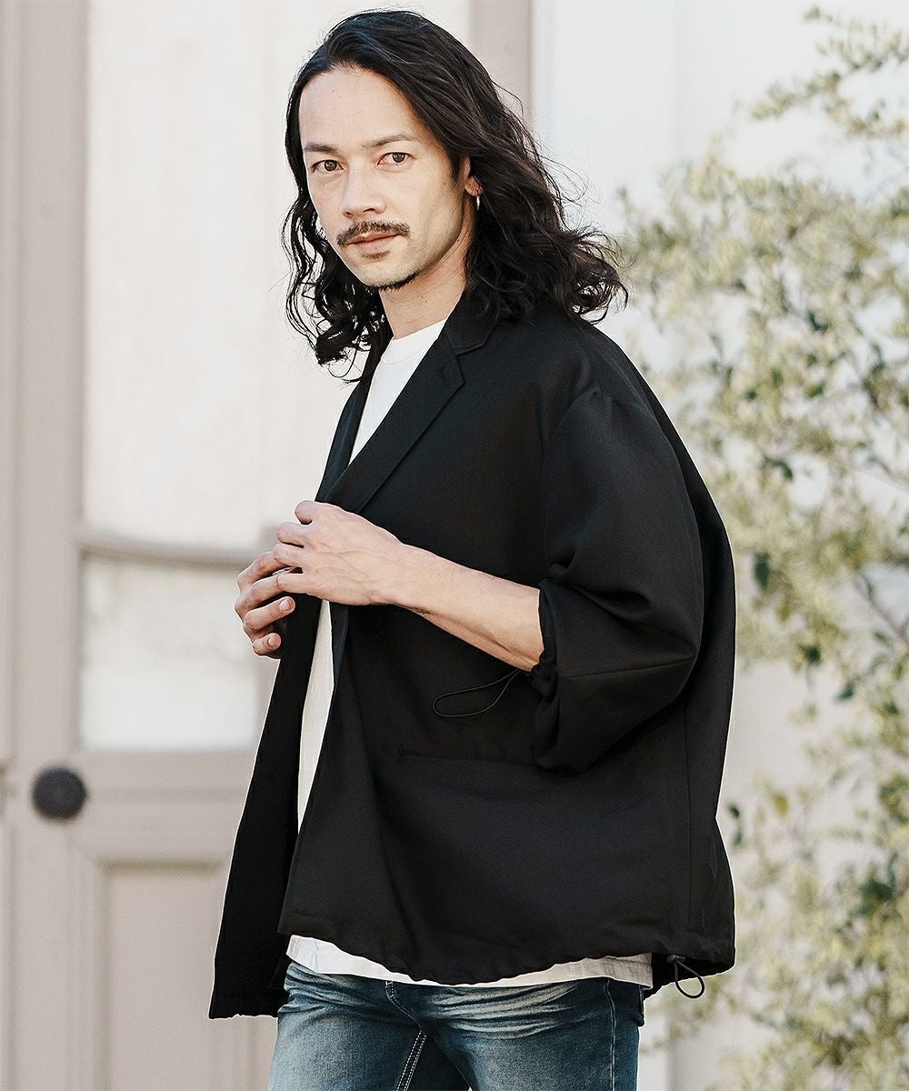 【DoBe】テーラージャケット NISHIKAWA KEORI Wool Mix Gabardine Wool Mix Prime-Over Double Tailored