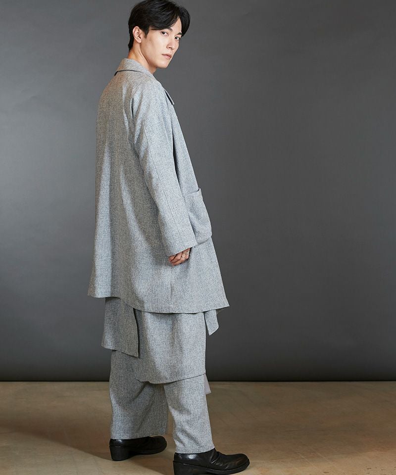 60%OFF【NO ID.(ノーアイディー)】ﾗｯﾌﾟｽｶｰﾄﾊﾞｷﾞｰﾄﾗｳｻﾞｰｽﾞ パンツ