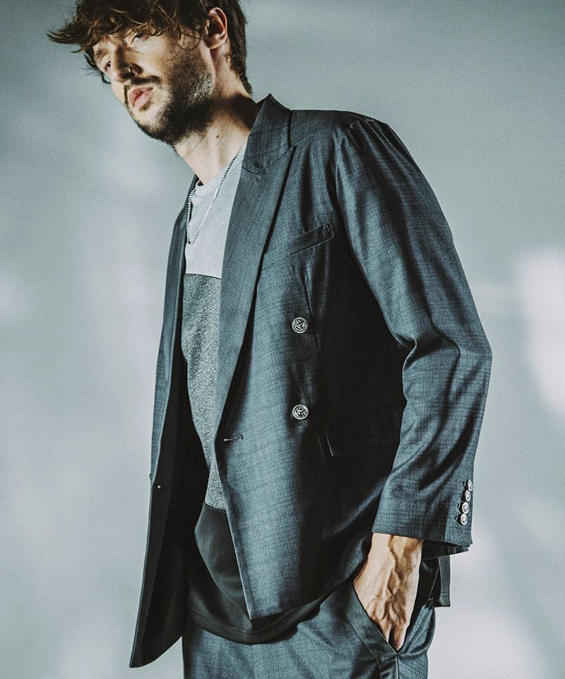 70%OFF【NO ID.(ノーアイディー)】ﾀﾞﾌﾞﾙﾌﾞﾚｽﾄﾎﾞｸｼｰ2B-JKT テーラード