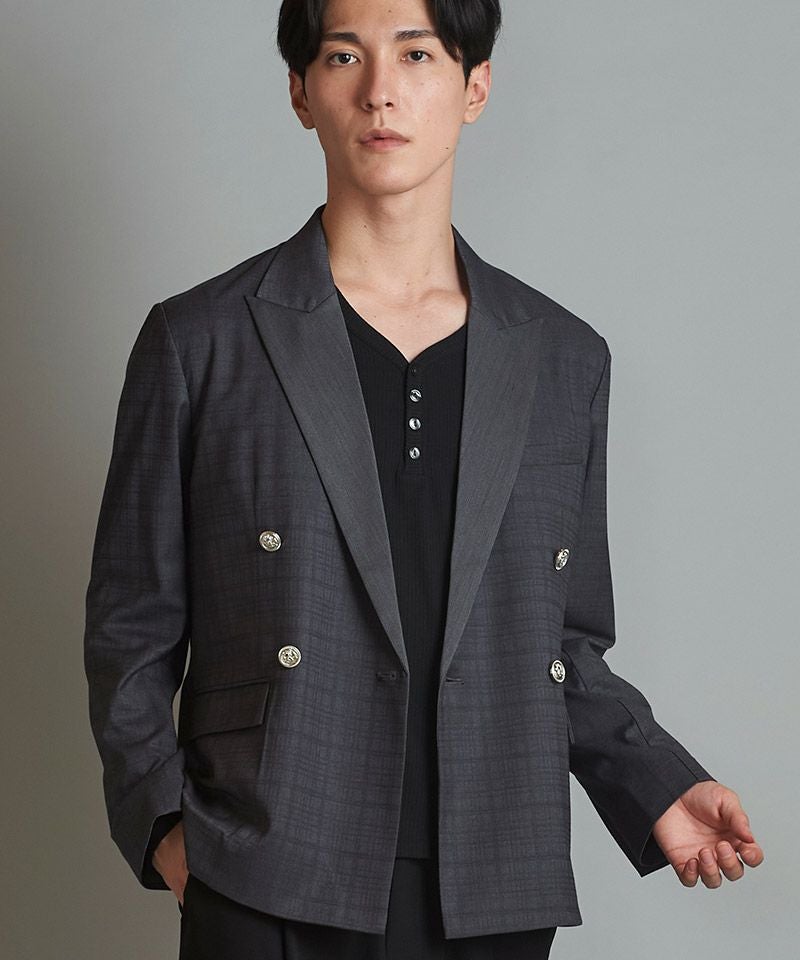 70%OFF【NO ID.(ノーアイディー)】ﾀﾞﾌﾞﾙﾌﾞﾚｽﾄﾎﾞｸｼｰ2B-JKT テーラード