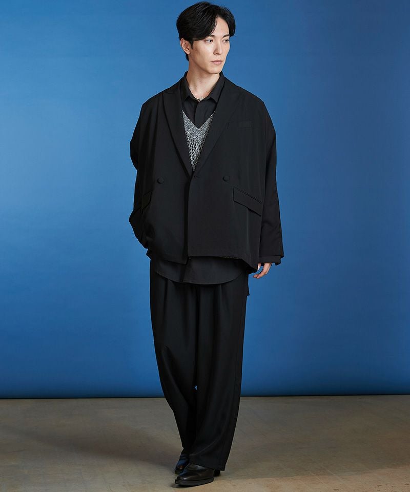 60%OFF【NO ID.(ノーアイディー)】ｲｰｼﾞｰﾀｯｸﾜｲﾄﾞﾄﾗｳｻﾞｰｽﾞ パンツ