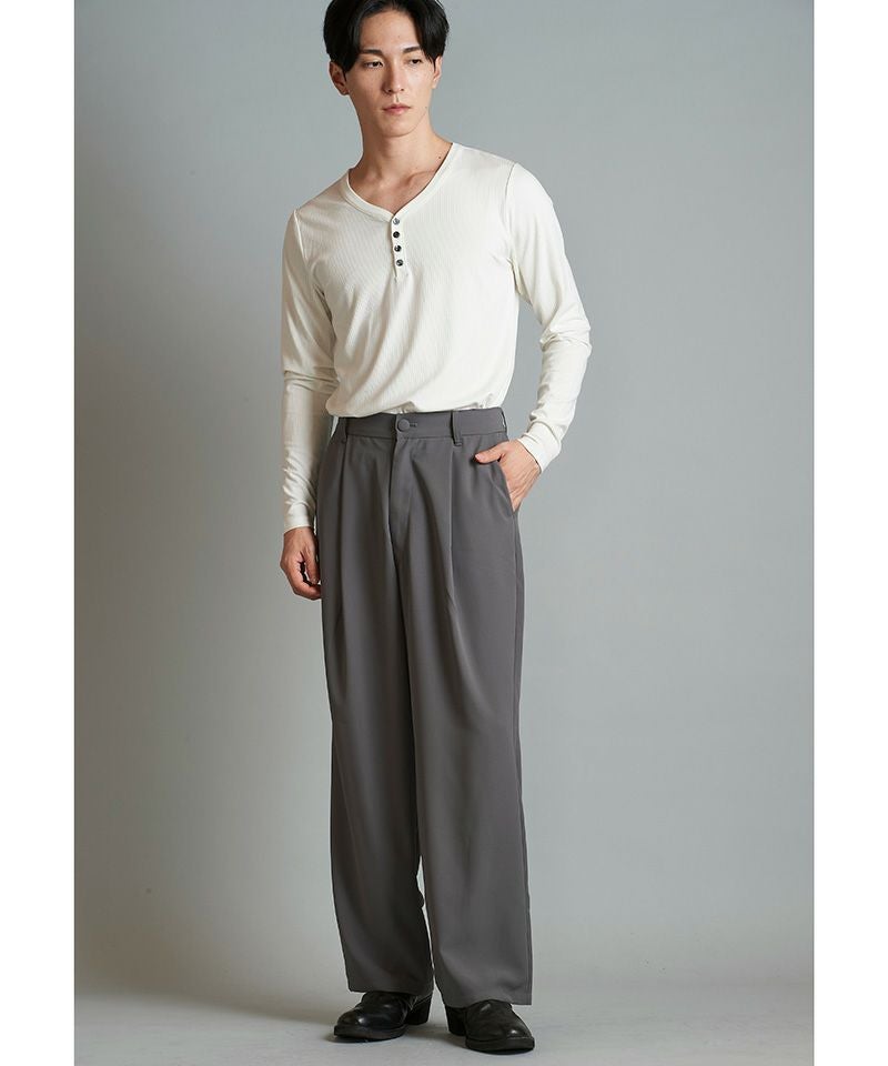60%OFF【NO ID.(ノーアイディー)】ｲｰｼﾞｰﾀｯｸﾜｲﾄﾞﾄﾗｳｻﾞｰｽﾞ パンツ(854006