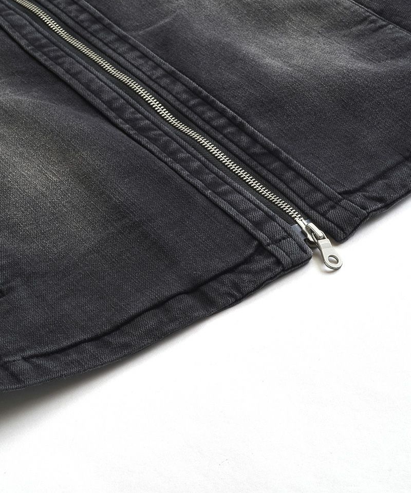 60%OFF【NO ID.(ノーアイディー)】ｱﾙﾃｨﾒｯﾄｽﾄﾚｯﾁﾃﾞﾆﾑﾌｰﾃﾞｯﾄﾞBLZ デニム