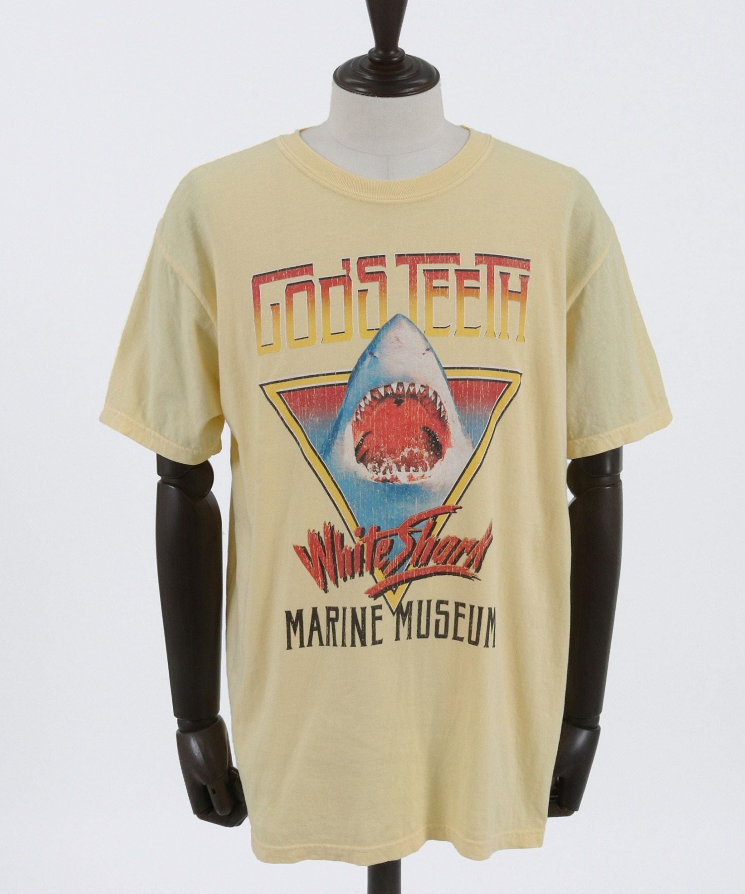 50%OFF【CAMBIO(カンビオ)】 ヴィンテージロックT風カレッジTシャツ