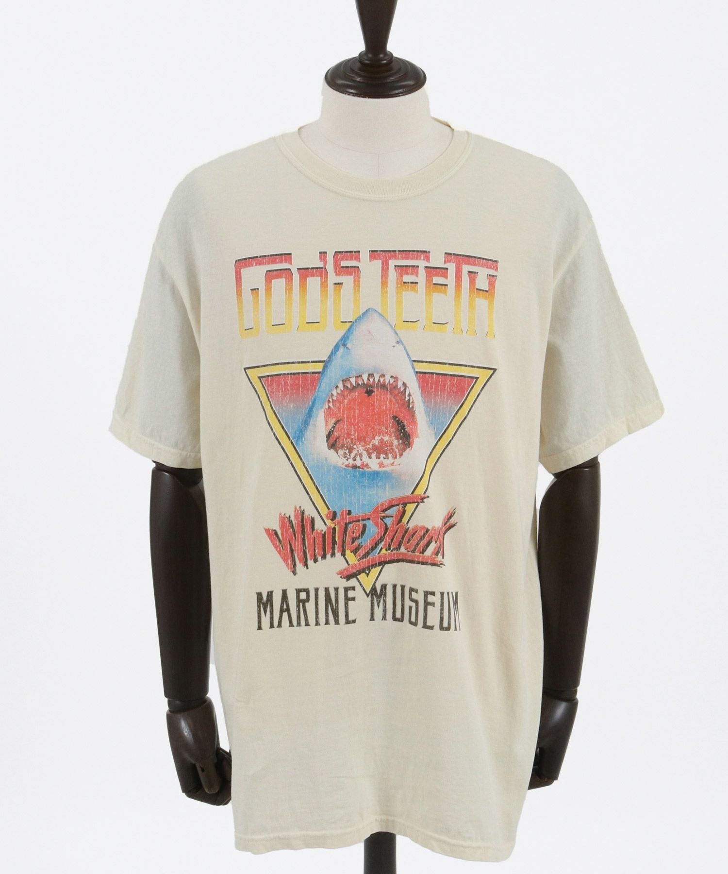 50%OFF【CAMBIO(カンビオ)】 ヴィンテージロックT風カレッジTシャツ