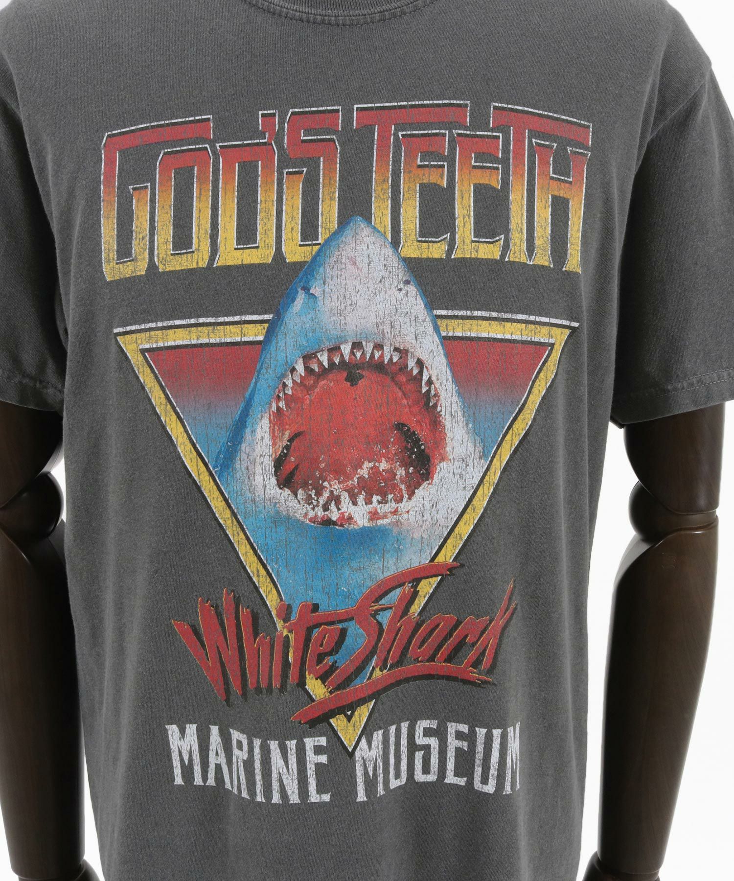 50%OFF【CAMBIO(カンビオ)】 ヴィンテージロックT風カレッジTシャツ