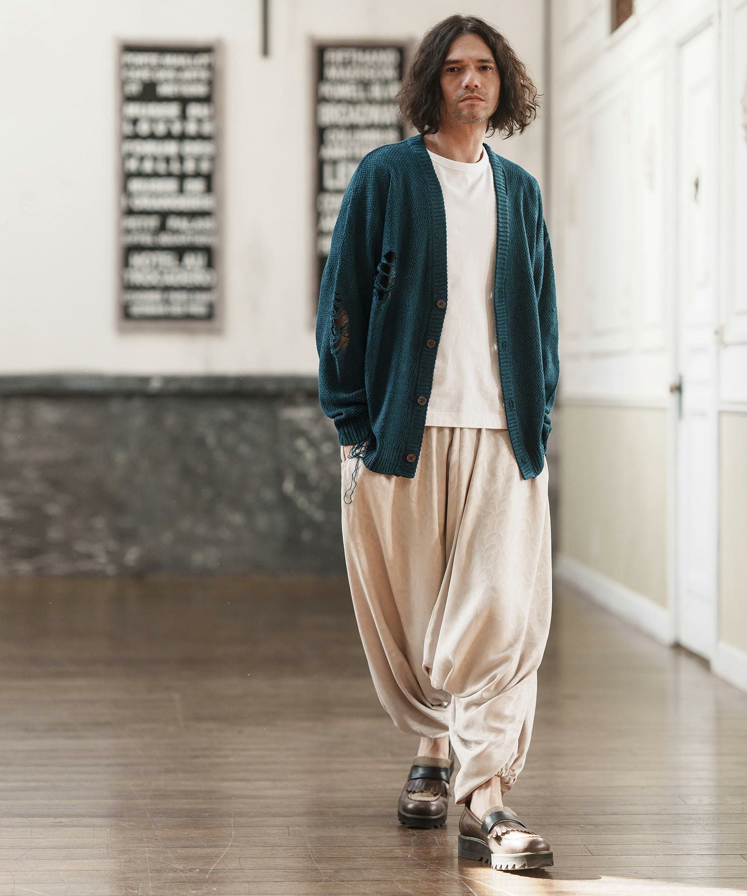 30%OFF【CAMBIO(カンビオ)】HAKAMA Like Pants 袴パンツ(MIU-241-034