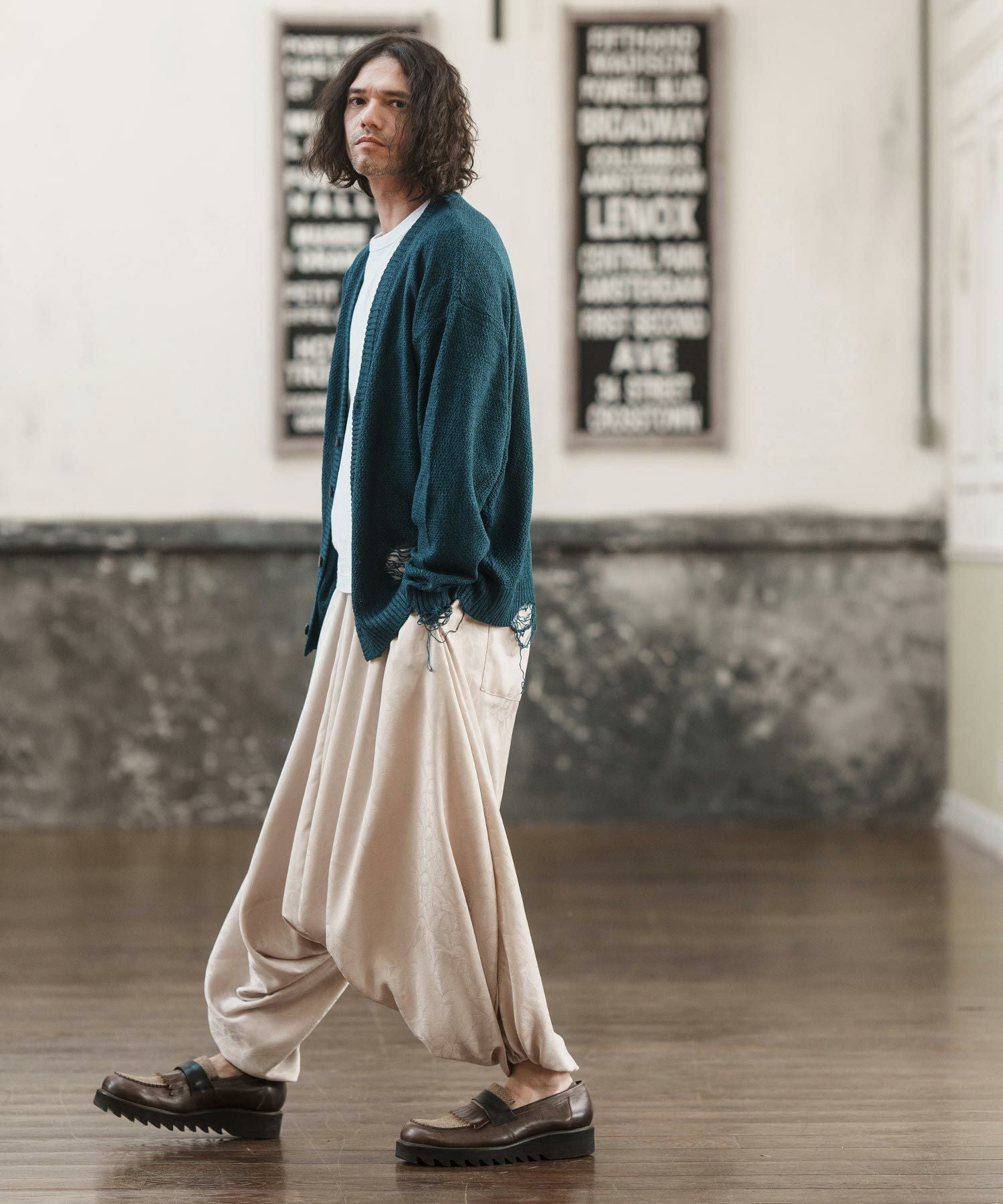 30%OFF【CAMBIO(カンビオ)】HAKAMA Like Pants 袴パンツ(MIU-241-034