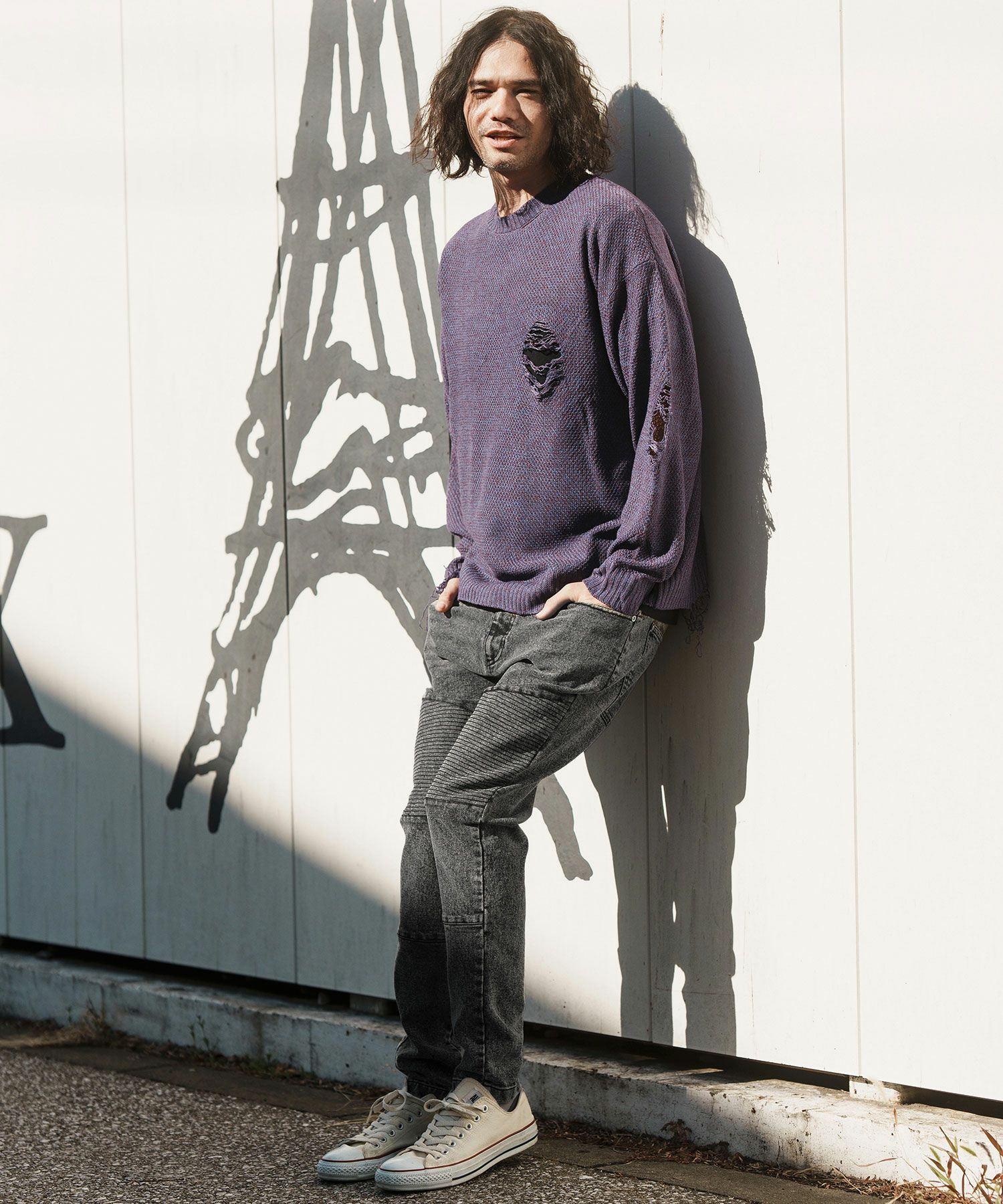 BOW&ARROW k01 w３６　L34 赤耳　アラミド繊維バイカー御用達 30%OFF【CAMBIO(カンビオ)】 11oz Biker Denim Pants デニムパンツ(MIU