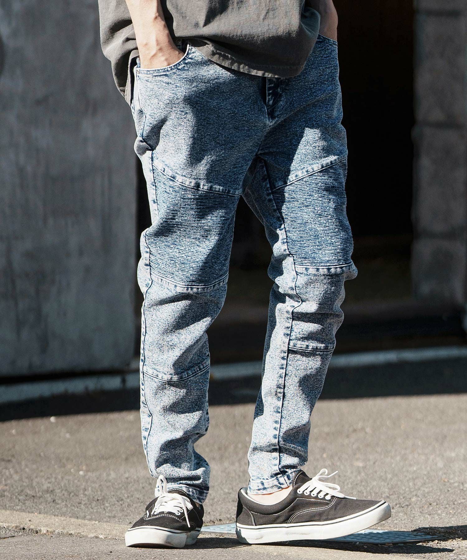 す　パンツ 30%OFF【CAMBIO(カンビオ)】 11oz Biker Denim Pants デニムパンツ(MIU