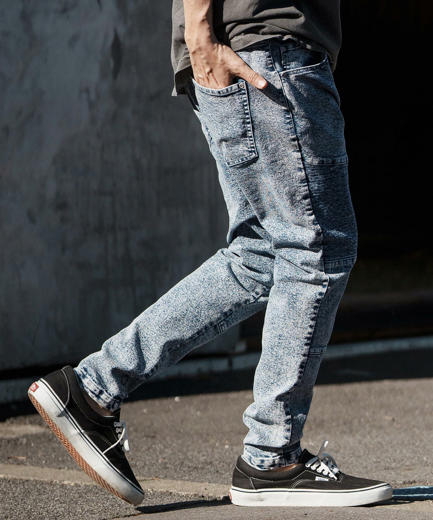 す　パンツ 30%OFF【CAMBIO(カンビオ)】 11oz Biker Denim Pants デニムパンツ(MIU