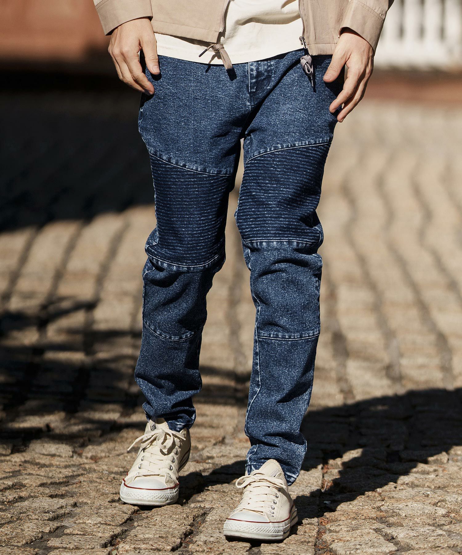 30%OFF【CAMBIO(カンビオ)】 11oz Biker Denim Pants デニムパンツ(MIU