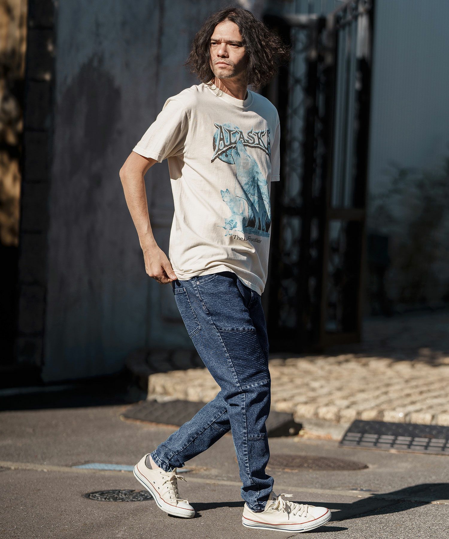 NOANOA パンツ 30%OFF【CAMBIO(カンビオ)】Vintage Like Synthetic Leather Side Zip