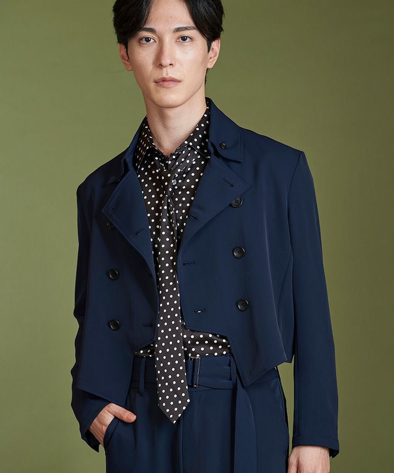 【極美品◦即完品✨】LAD MUSICIAN ナポレオンジャケット ボルドー44 50%OFF【NO ID.(ノーアイディー)】ﾅﾎﾟﾚｵﾝｼｮｰﾄJKT ジャケット(854006