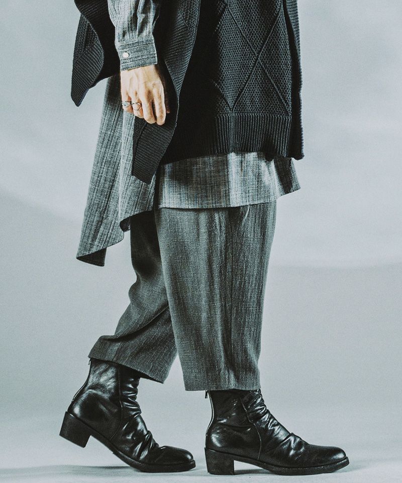 NILoS NOT SAD グラフィックサルエルパンツ ブラック BK 1 30%OFF【NO ID.(ノーアイディー)】ｻﾙｴﾙﾊﾞﾙｰﾝｸﾛｯﾌﾟﾄﾞPT パンツ(454006